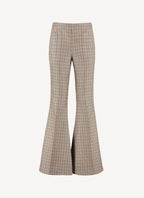 Mona Trousers - Beige/Rust - Femme