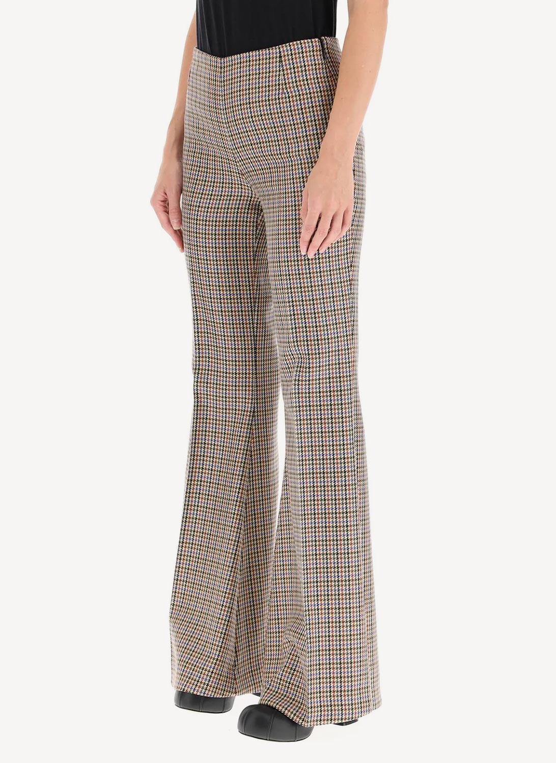 Mona Trousers - Beige/Rust - Femme