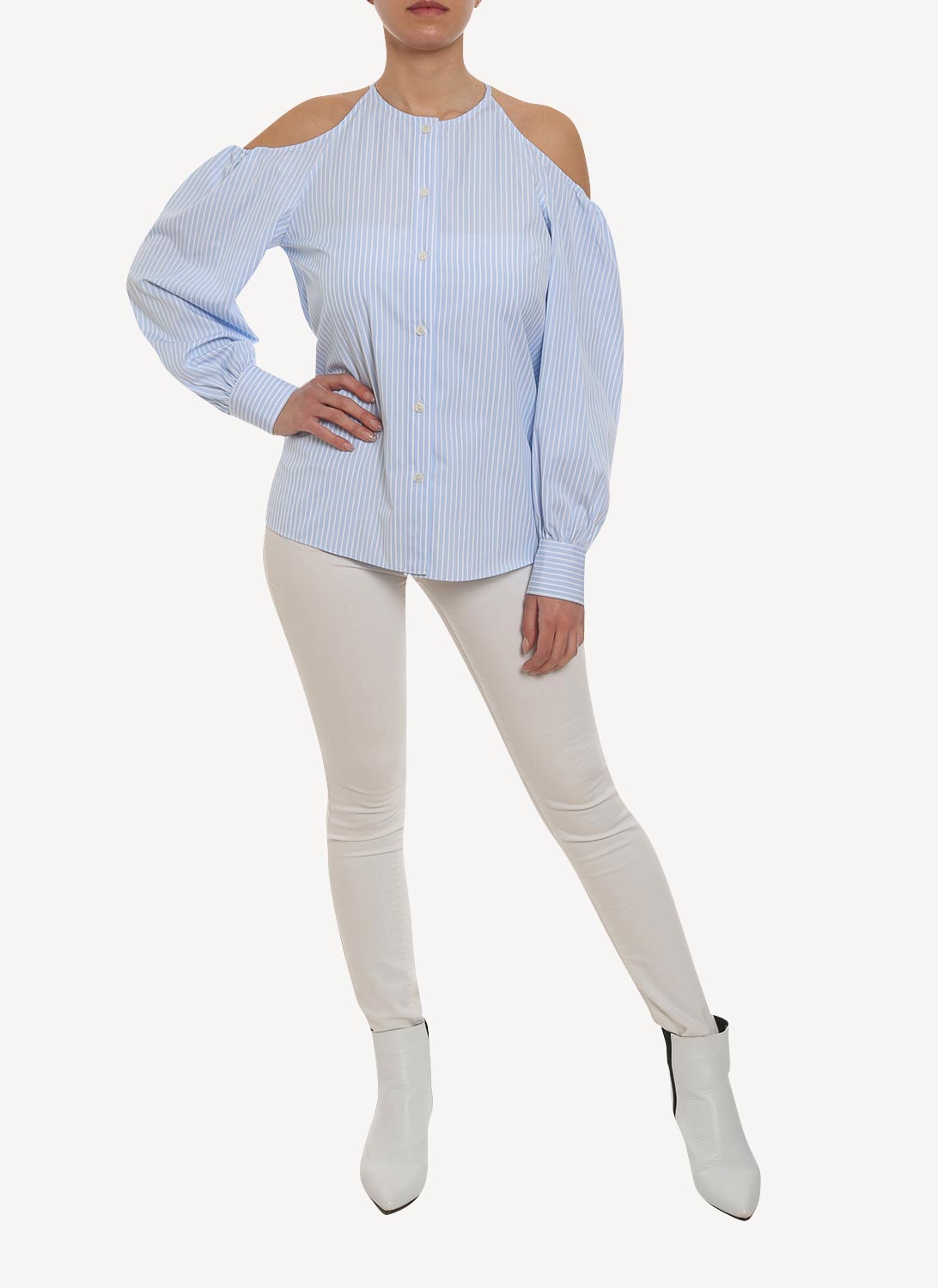 Camisa - Azul claro - Mujer