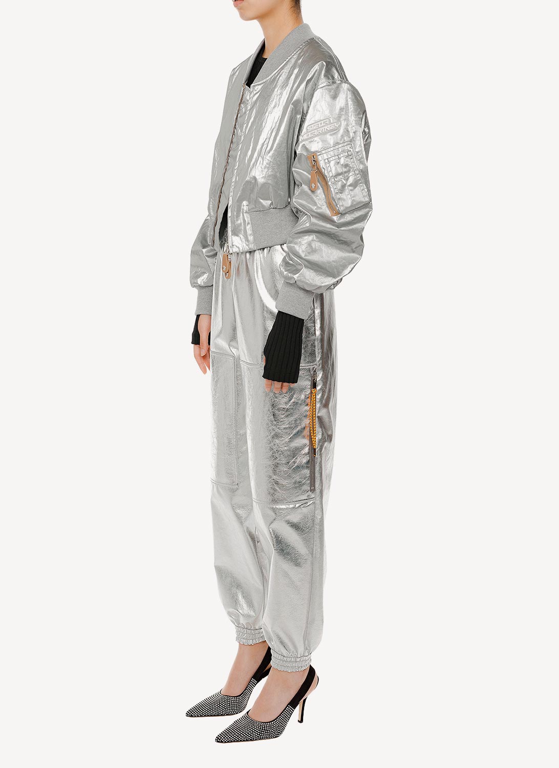 Stella Mc Cartney - Ready-To-W Trousers - Silver - Women