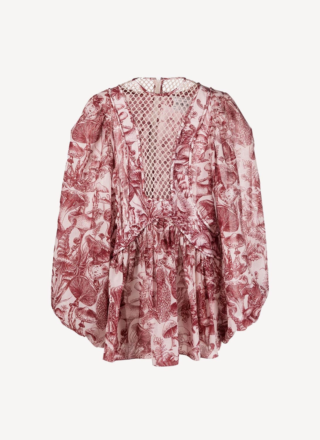Stella Mc Cartney - Vestido Fungi Forest Se/Co Organ - Light Apricot - Mujer