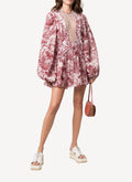 Stella Mc Cartney - Vestido Fungi Forest Se/Co Organ - Light Apricot - Mujer