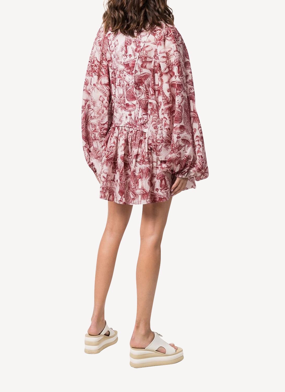 Stella Mc Cartney - Vestido Fungi Forest Se/Co Organ - Light Apricot - Mujer
