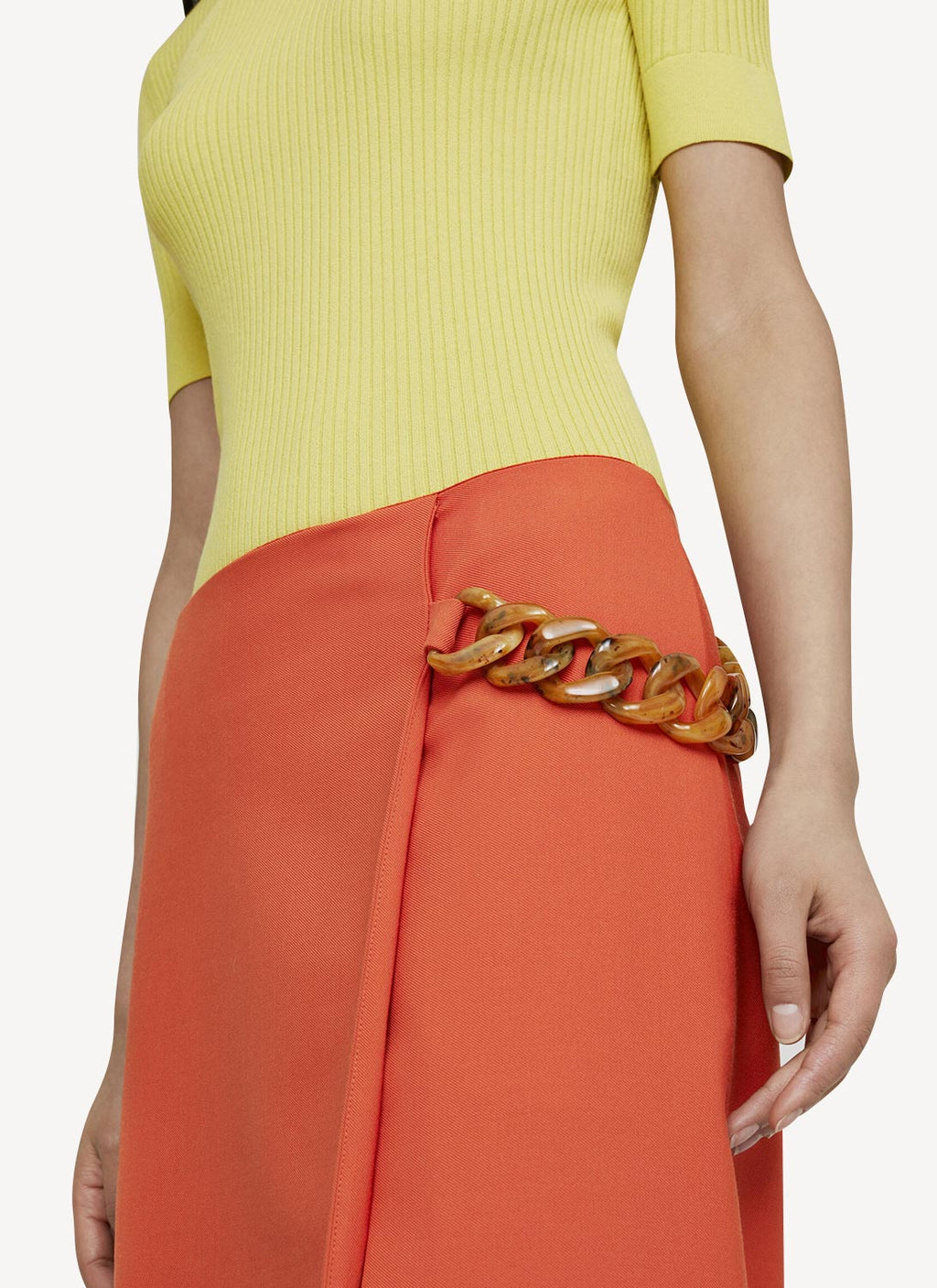 Jupe Falabella Chain - Tangerine - Femme