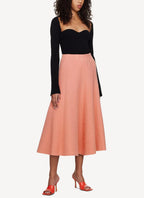 Tailored Skirt - Caramel - Femme