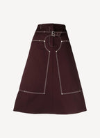 Jupe - Aubergine - Femme