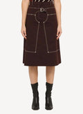 Jupe - Aubergine - Femme
