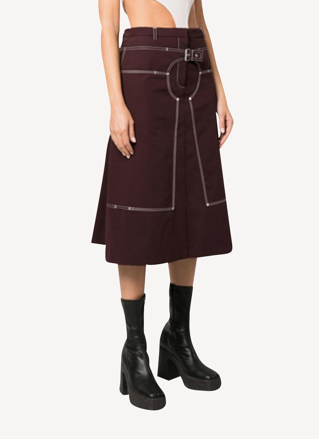 Jupe - Aubergine - Femme
