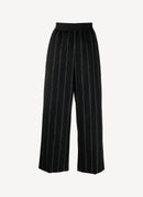 Pantalon Elastic Cropped - Black - Femme
