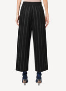Pantalon Elastic Cropped - Black - Femme