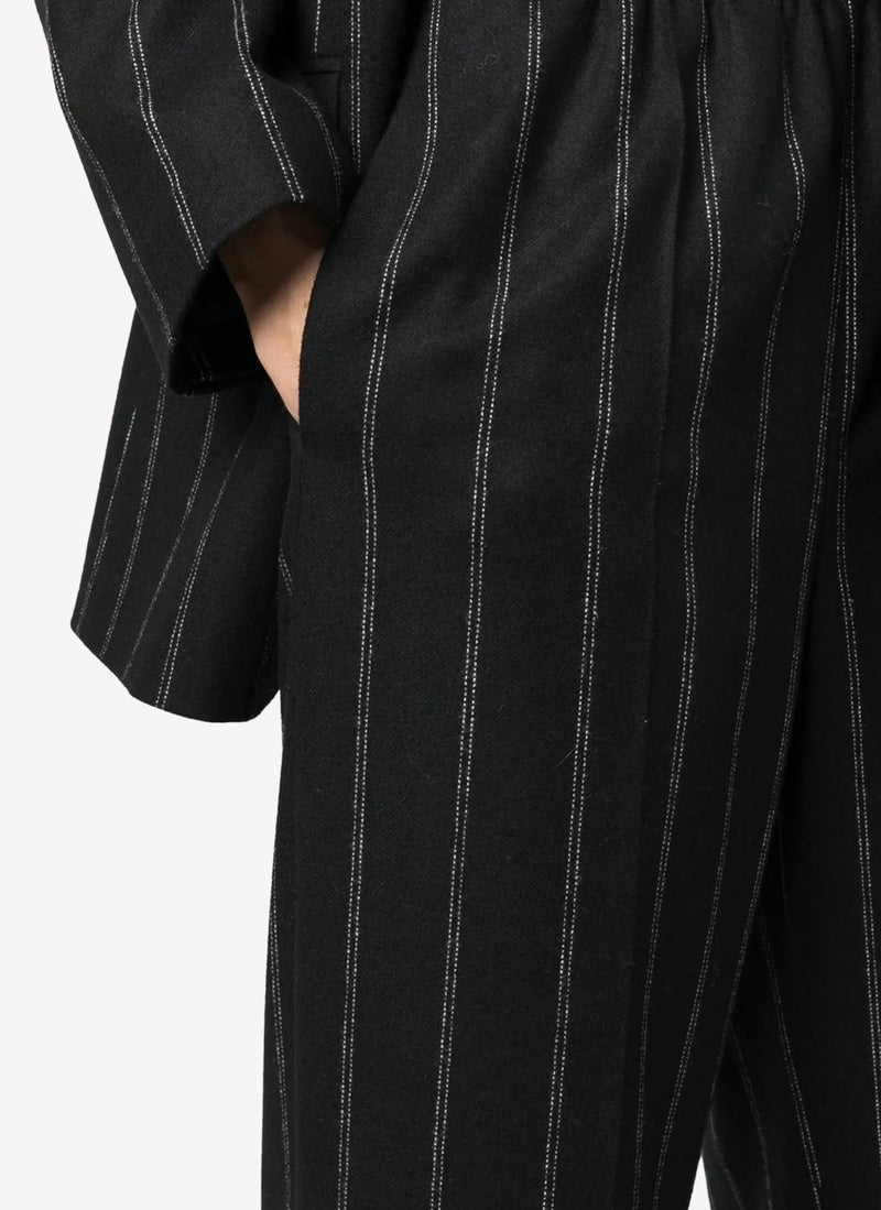 Pantalon Elastic Cropped - Black - Femme