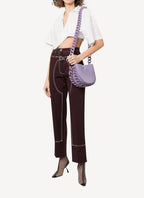 Workwear Cropped Pant - Aubergine - Femme