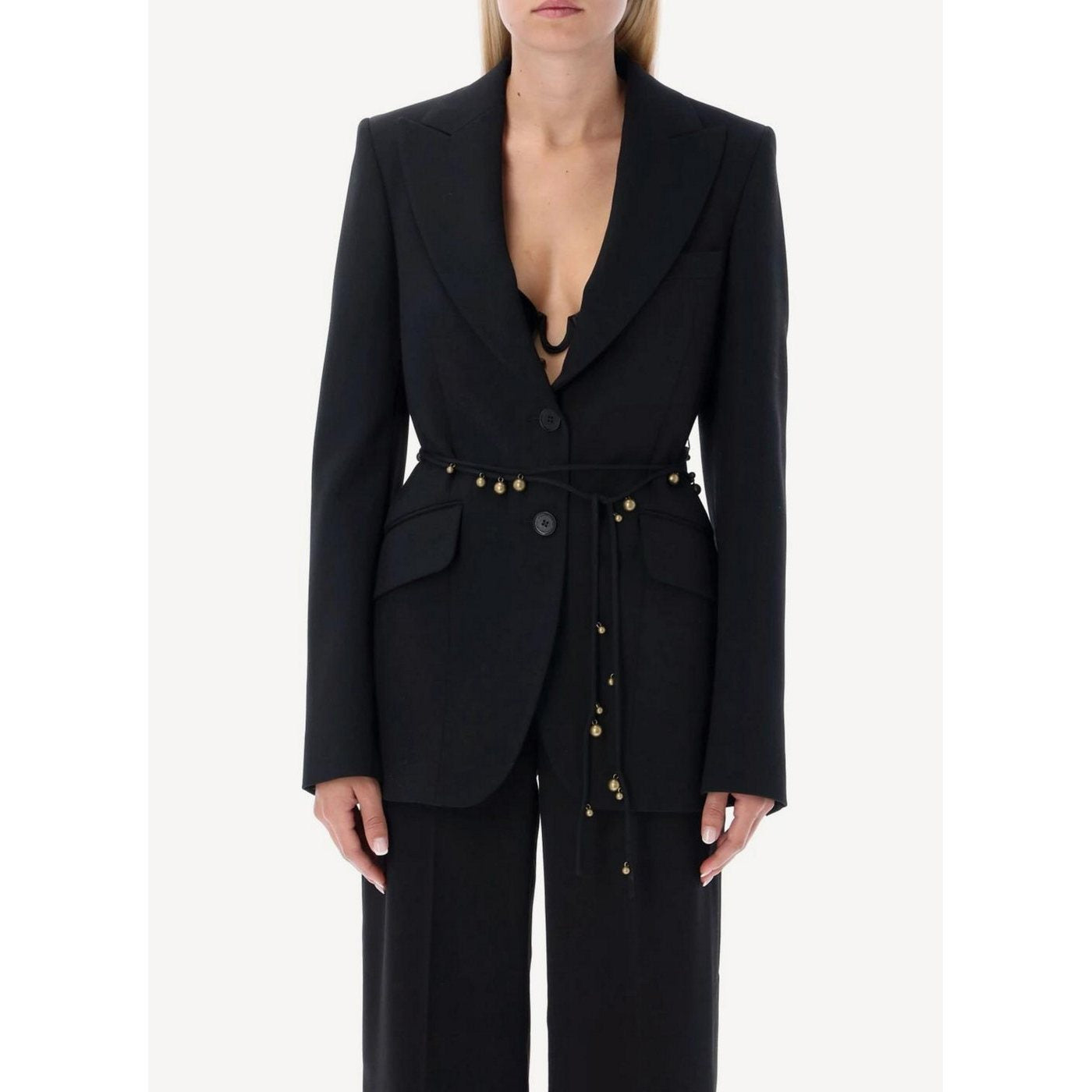 Chaqueta Twill Tailoring - Negro - Mujer