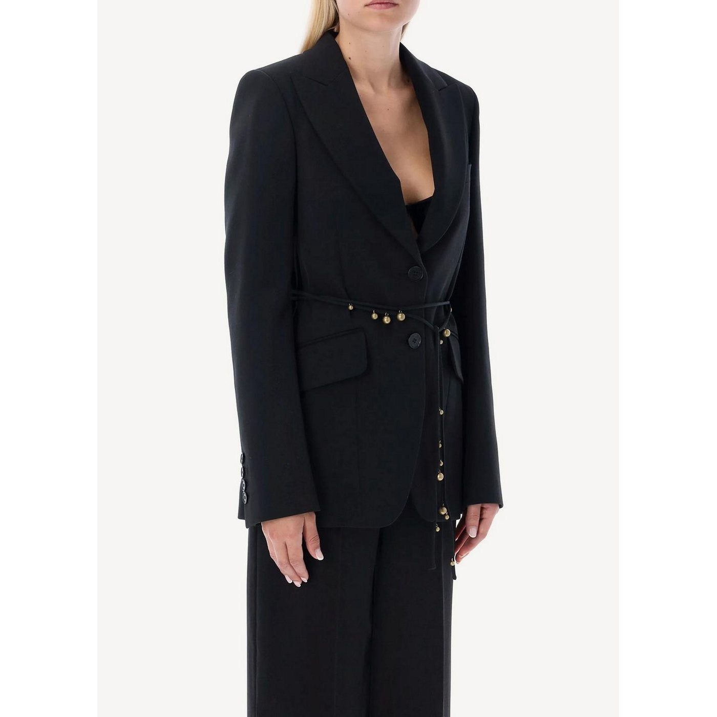 Chaqueta Twill Tailoring - Negro - Mujer