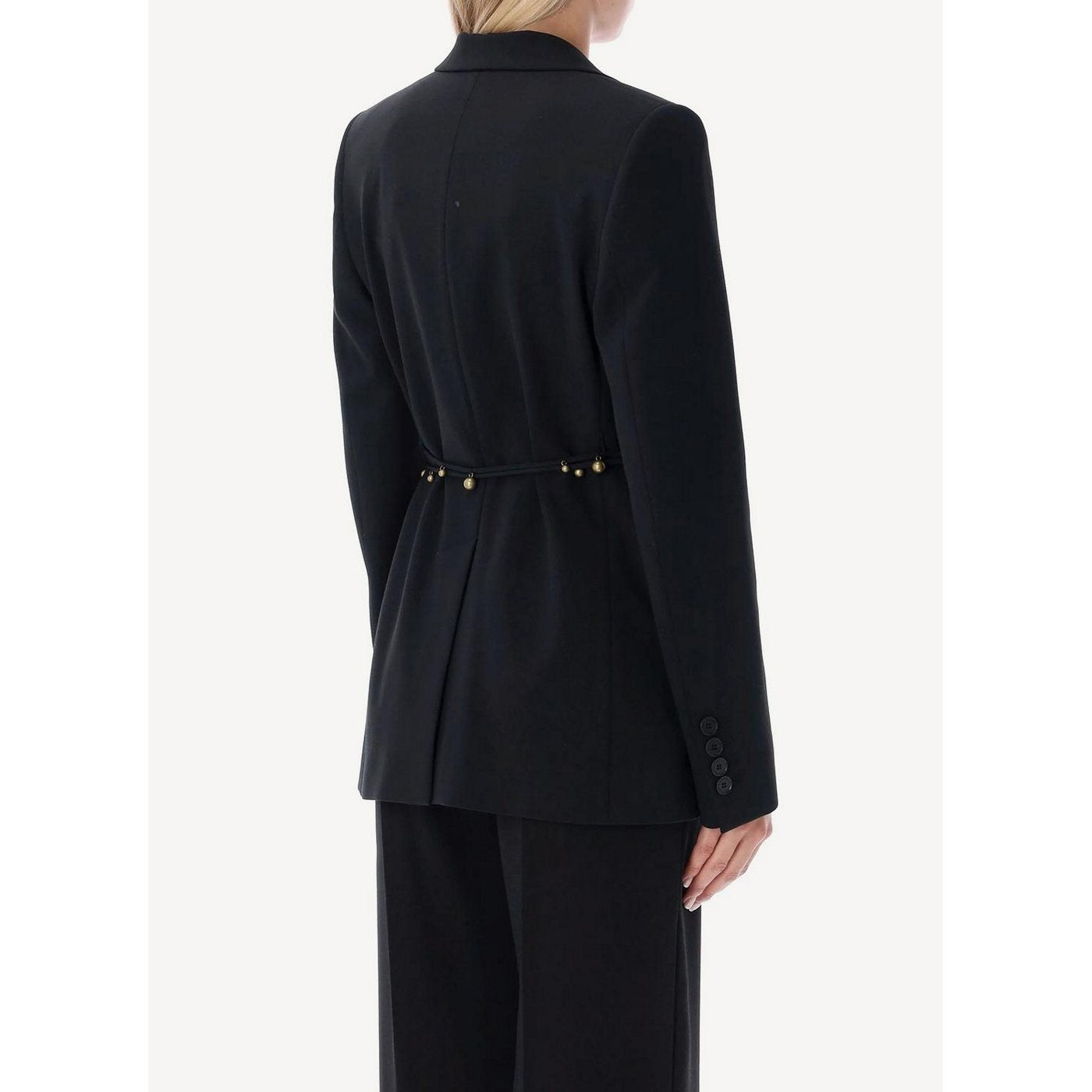 Chaqueta Twill Tailoring - Negro - Mujer