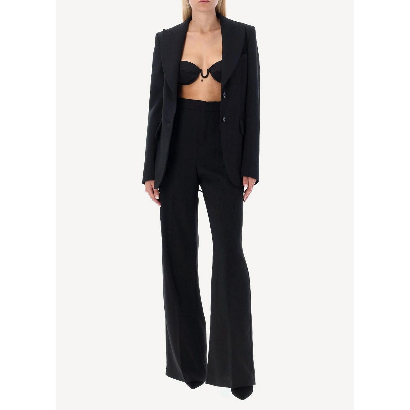 Chaqueta Twill Tailoring - Negro - Mujer