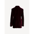 Blazer One Button Boyfriend Blazer - Grape - Mujer
