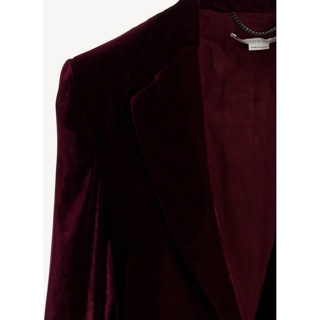 Blazer One Button Boyfriend Blazer - Grape - Mujer