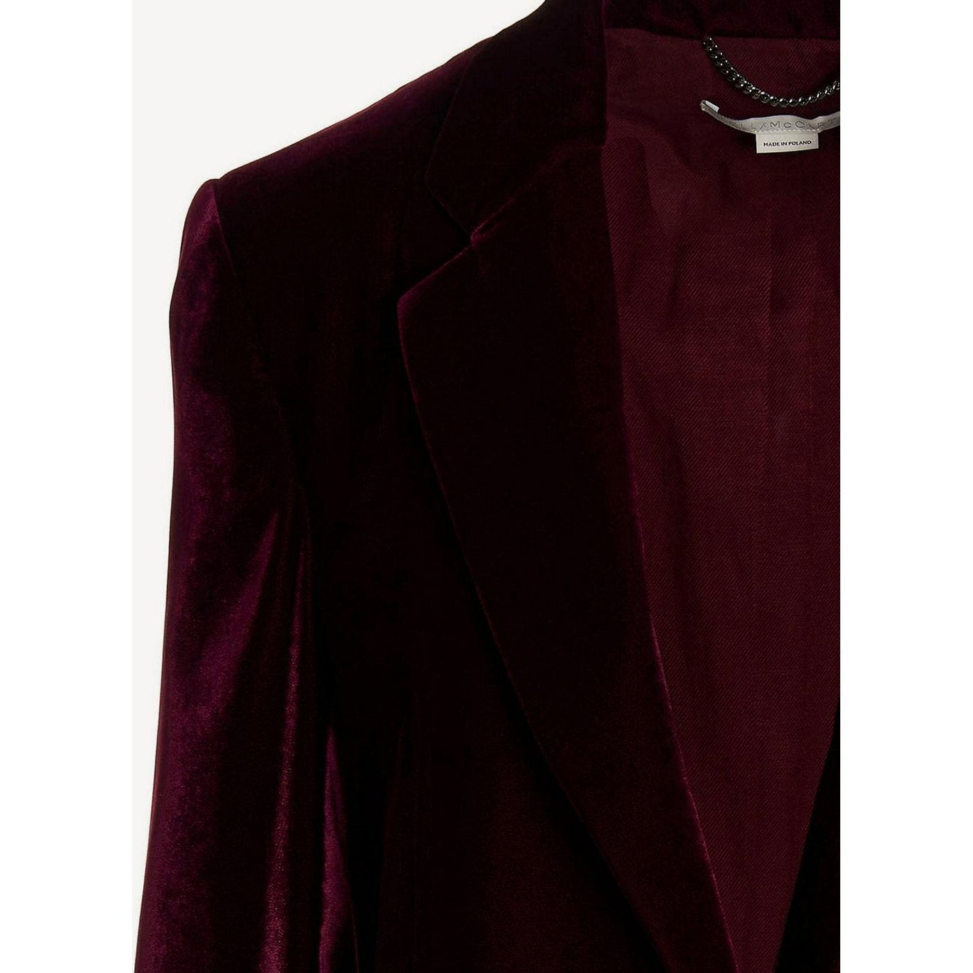 Blazer One Button Boyfriend Blazer - Grape - Mujer