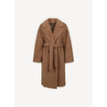 Abrigo Teddy Coating - Biscuit - Mujer