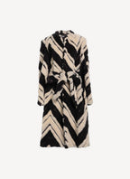 Fur Free Fur Coat - Multicolor Brown - Femme