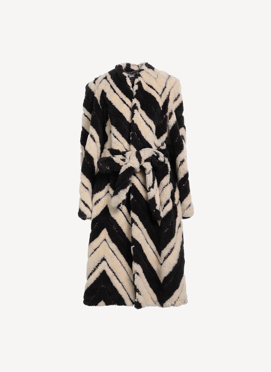 Fur Free Fur Coat - Multicolor Brown - Femme