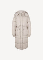 Trench Textured Technical Oute - Pearl Grey - Women