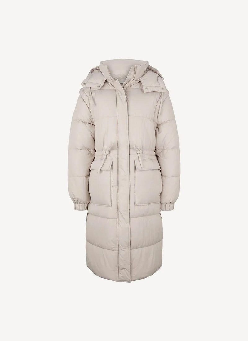 Trench Textured Technical Oute - Pearl Grey - Femme