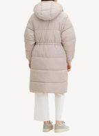 Trench Textured Technical Oute - Pearl Grey - Women