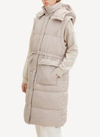 Trench Textured Technical Oute - Pearl Grey - Women