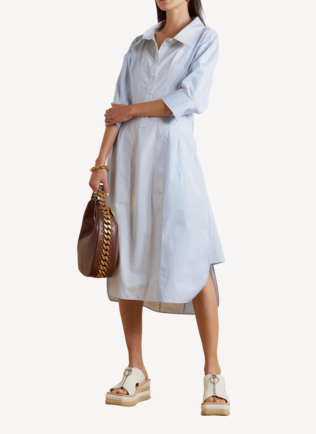 Dress - White/Blue - Women