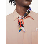 Foulard Scarf Fantasia Posters Twilly - Multicolor - Hombre