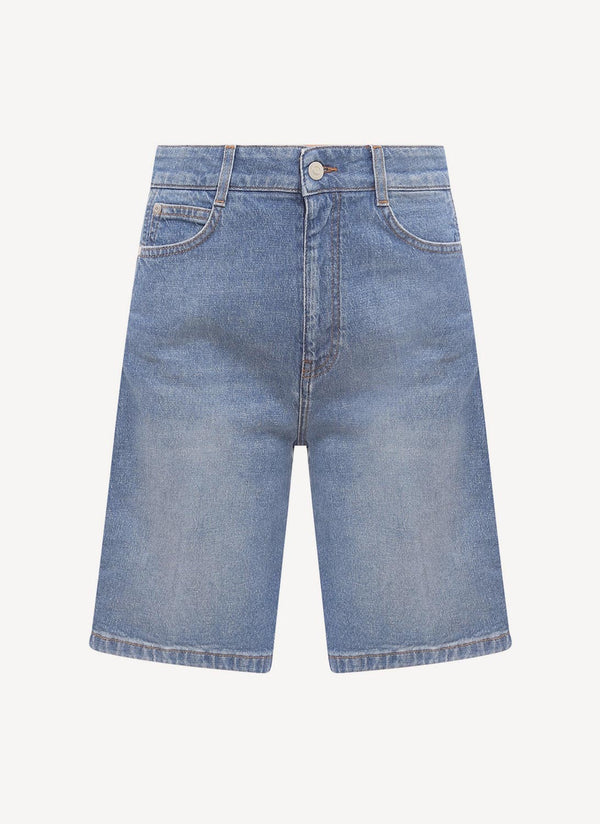 Stella Mc Cartney - Ready-To-W Salt & Pepper Logo Laser Deni - Medium Blue - Women