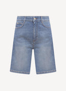 Stella Mc Cartney - Ready-To-W Salt & Pepper Logo Laser Deni - Medium Blue - Women
