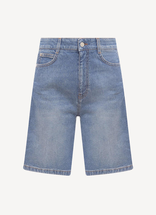 Stella Mc Cartney - Ready-To-W Salt & Pepper Logo Laser Deni - Medium Blue - Women