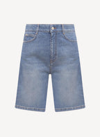 Stella Mc Cartney - Salt & Pepper Logo Laser Deni - Medium Blue - Femme