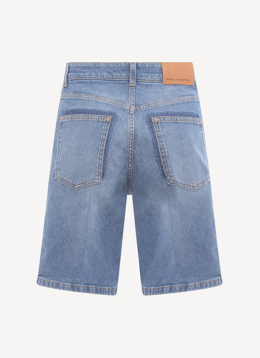Stella Mc Cartney - Salt & Pepper Logo Laser Deni - Medium Blue - Femme