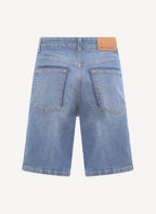 Stella Mc Cartney - Salt & Pepper Logo Laser Deni - Medium Blue - Femme