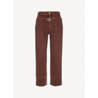 Pantalón Mahogany Workwear Denim Cropped - Mahogany - Mujer