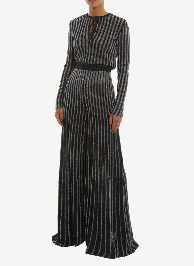 Pantalon Everyday Evening Pleats Knit - Multicolor - Femme