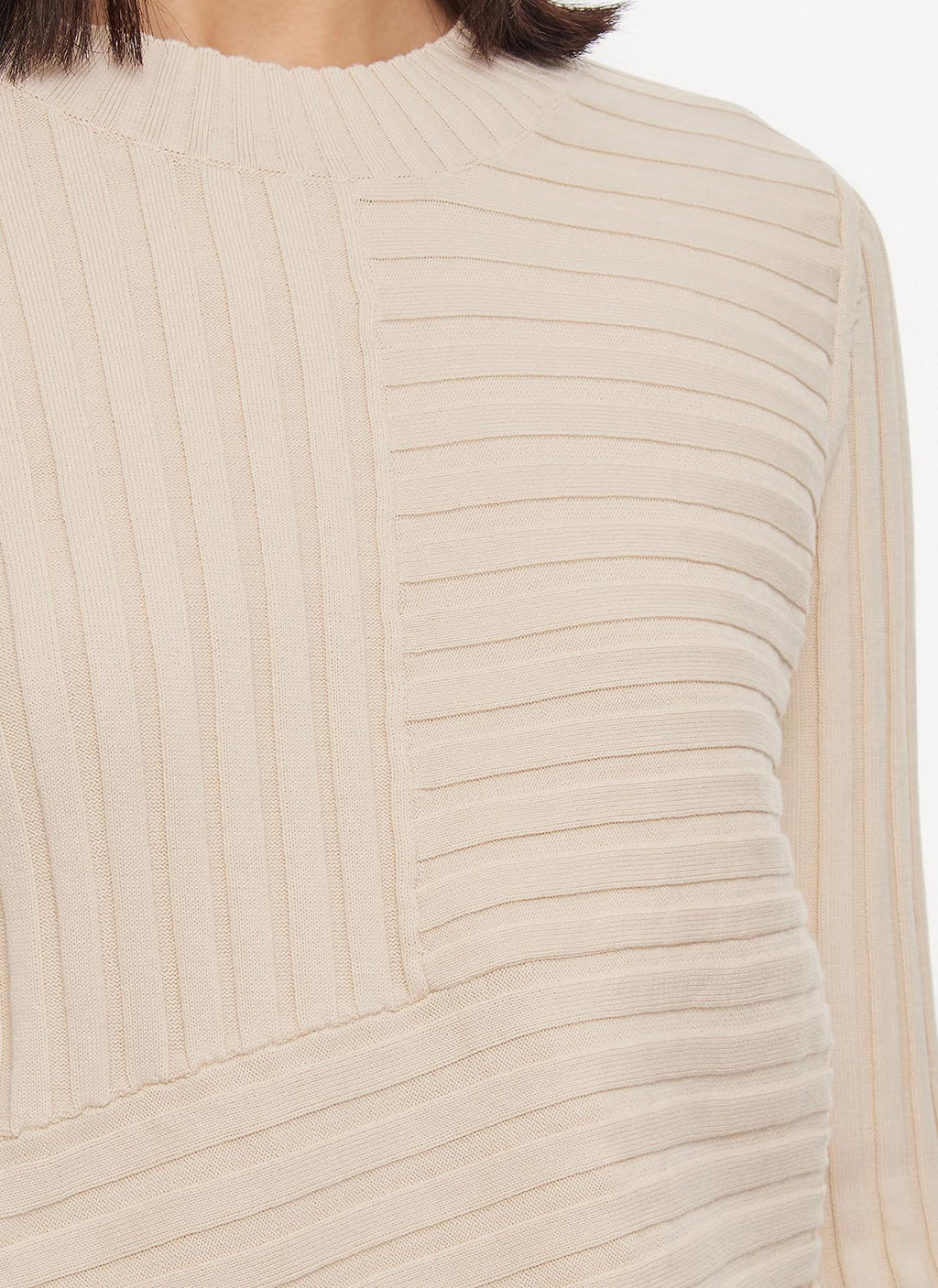 Stella Mc Cartney - Ready-To-W Elevated Cotton Rib Jumper Kni - Cream - Women