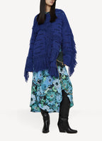 Sweat Airy Alpaca Texture Knit - Jewel Blue - Femme