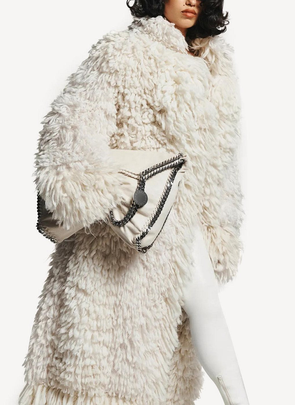 Pull Airy Alpaca Texture Knit - Natural - Women
