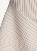Jupe Elevated Cotton Rib Knit - Cream - Femme