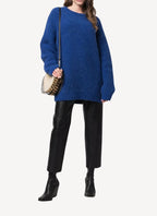 Sweat Soft Alpaca Staples Knit - Jewel Blue - Femme