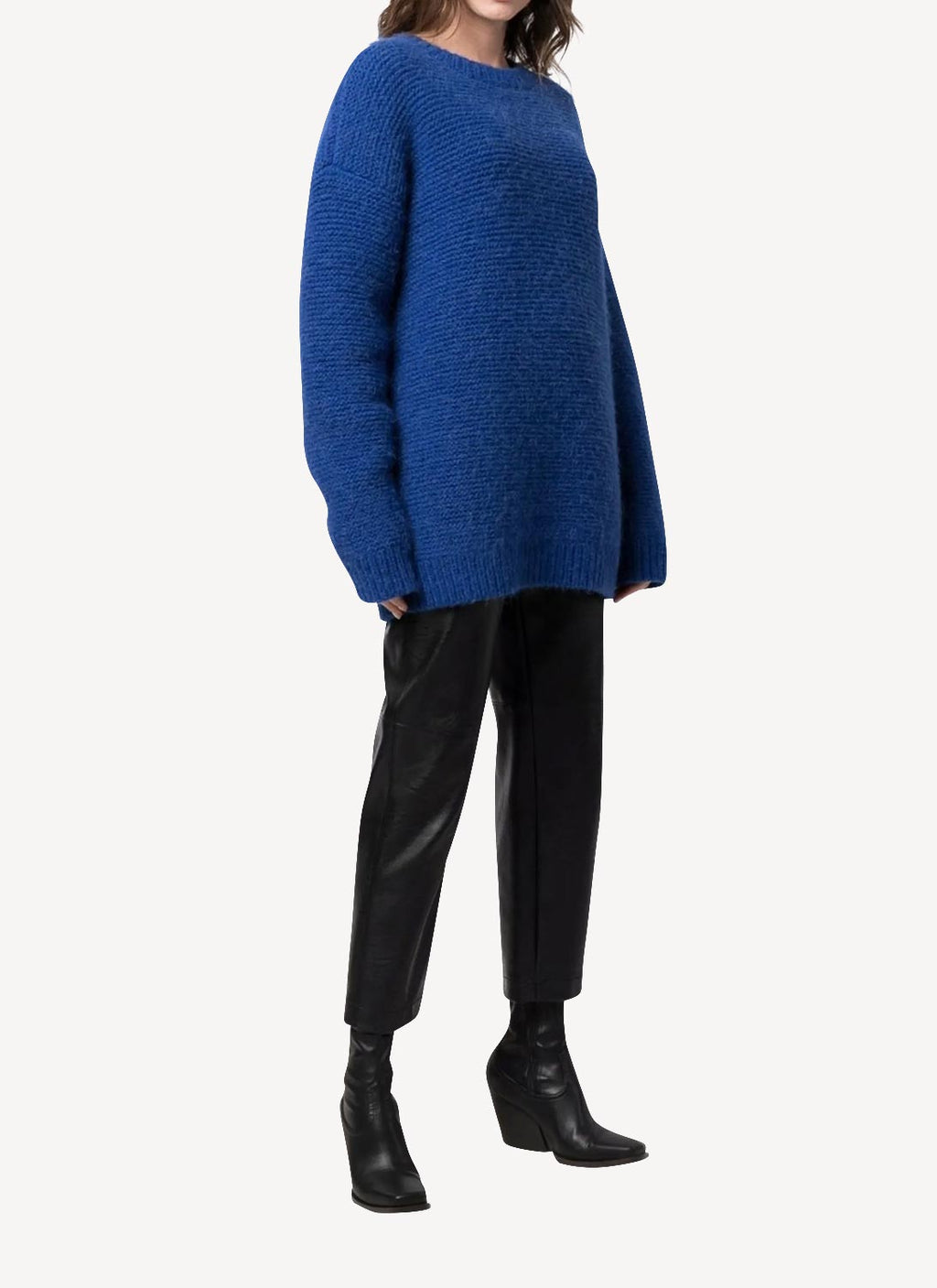 Sweat Soft Alpaca Staples Knit - Jewel Blue - Femme