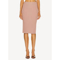 Falda Corset Cut Wool Knit - Blush - Mujer