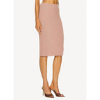 Falda Corset Cut Wool Knit - Blush - Mujer