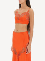 Brassière Triangle Lace Bra - Scarlet Red - Femme