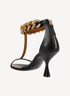 Sandal Mat Alter Nappa - Negro - Mujer